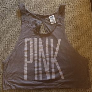 Rare Victoria secrets Pink open back